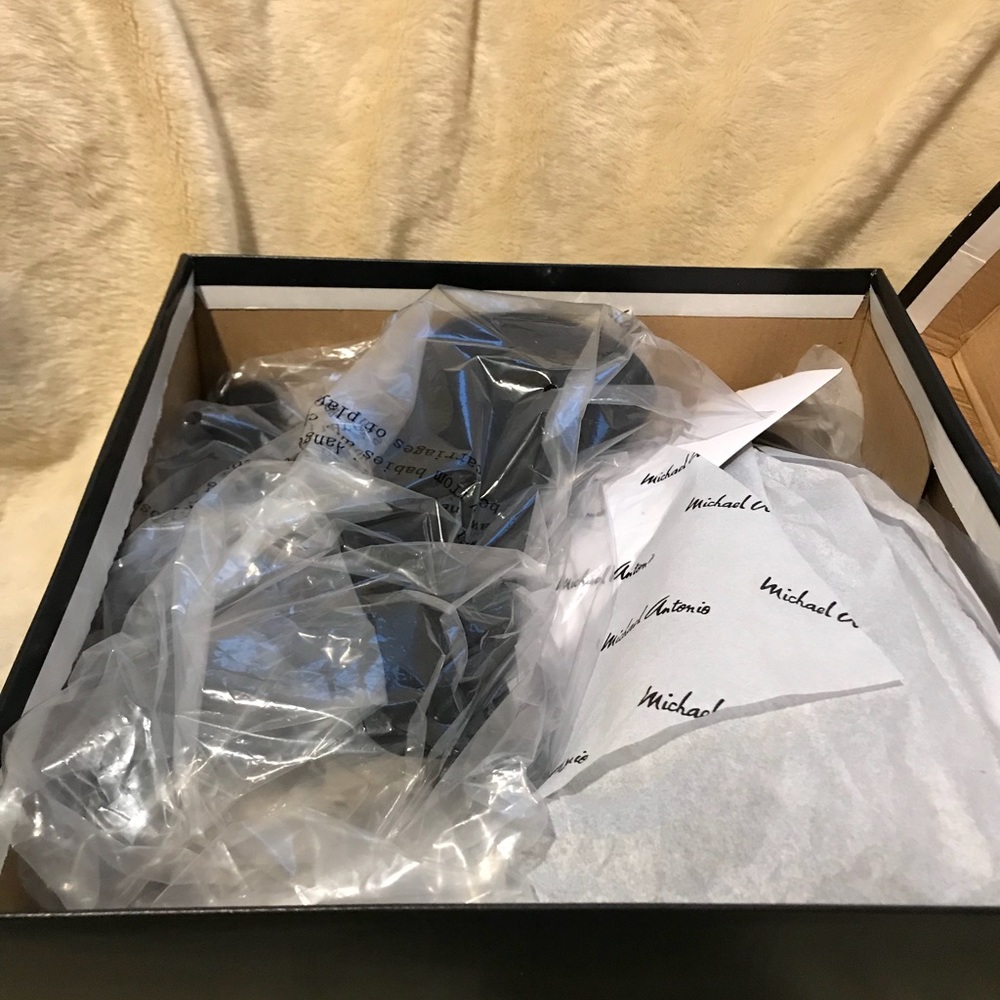 Michael Antonio - Black Platform Booties - image 4